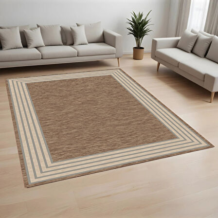 Rovigo Home Dijital Baskı Yıkanabilir Kaymaz Taban Salon Halısı Ve Yolluk RV166-FNL472