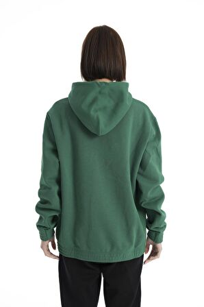 Koyu Yeşil Kapüşonlu Pro Unisex Sweatshirt