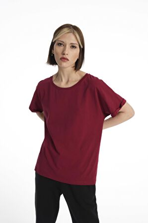 Bordo Unisex Oversize T-Shirt