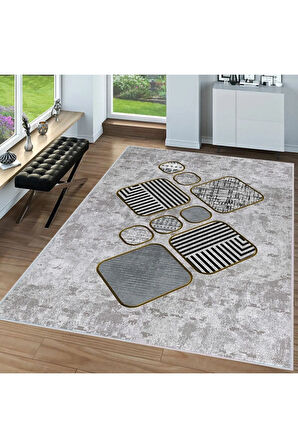 Dijital Baskı Yıkanabilir Kaymaz Taban Salon Halısı Ve Yolluk RVG0057-SD1174