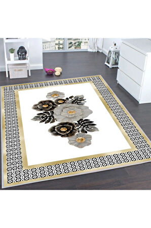 Dijital Baskı Yıkanabilir Kaymaz Taban Salon Halısı Ve Yolluk RVG0117-SD439