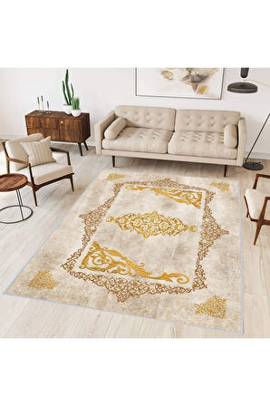 Dijital Baskı Yıkanabilir Kaymaz Taban Salon Halısı Ve Yolluk RVG0331
