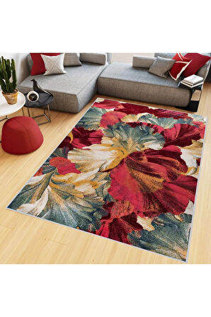 Dijital Baskı Yıkanabilir Kaymaz Taban Salon Halısı Ve Yolluk RVG0428