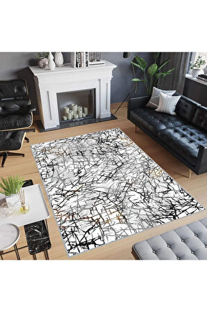Dijital Baskı Yıkanabilir Kaymaz Taban Salon Halısı Ve Yolluk RVG0486