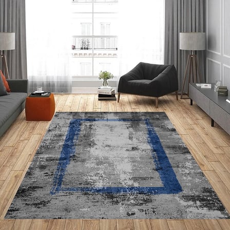 Rovigo Home Dijital Baskı Yıkanabilir Kaymaz Taban Salon Halısı Ve Yolluk RVG0826-FNL36