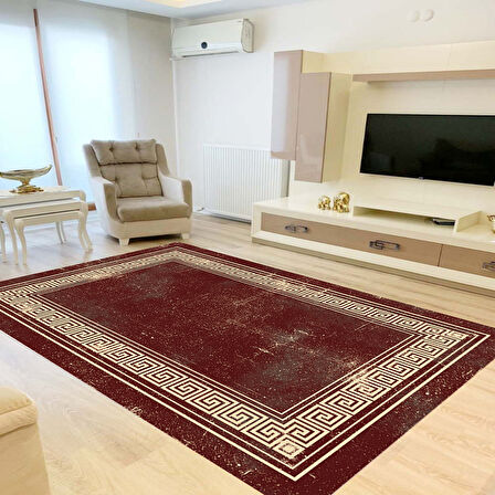 Rovigo Home Dijital Baskı Yıkanabilir Kaymaz Taban Salon Halısı Ve Yolluk RVG0832-FNL42