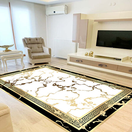 Rovigo Home Dijital Baskı Yıkanabilir Kaymaz Taban Salon Halısı Ve Yolluk RVG0841-FNL51