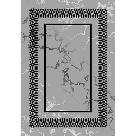 Rovigo Home Dijital Baskı Yıkanabilir Kaymaz Taban Salon Halısı Ve Yolluk RVG0845-FNL55