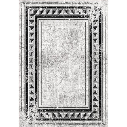 Rovigo Home Dijital Baskı Yıkanabilir Kaymaz Taban Salon Halısı Ve Yolluk RVG0894-FNL111