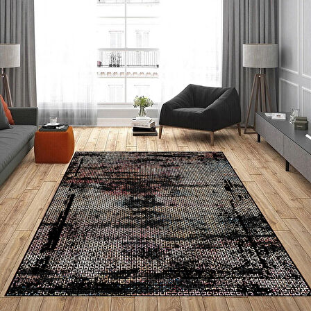 Rovigo Home Dijital Baskı Yıkanabilir Kaymaz Taban Salon Halısı Ve Yolluk RVG0895-FNL124