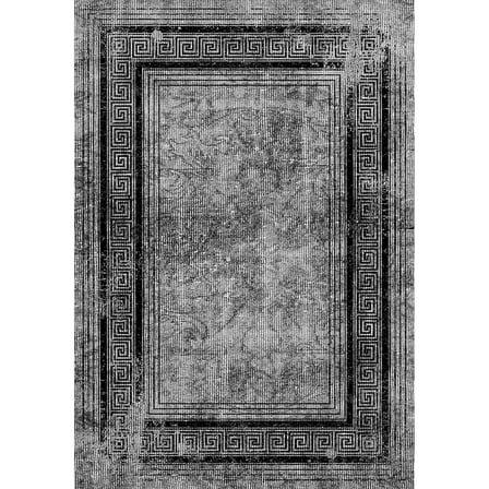 Rovigo Home Dijital Baskı Yıkanabilir Kaymaz Taban Salon Halısı Ve Yolluk RVG0896-FNL112