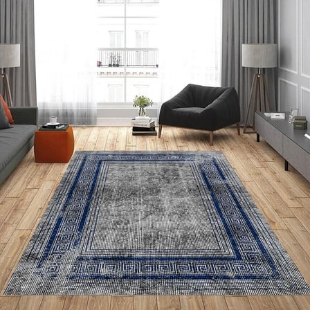 Rovigo Home Dijital Baskı Yıkanabilir Kaymaz Taban Salon Halısı Ve Yolluk RVG0897-FNL113