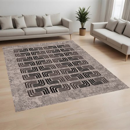 Rovigo Home Dijital Baskı Yıkanabilir Kaymaz Taban Salon Halısı Ve Yolluk RVG0920-FNL151