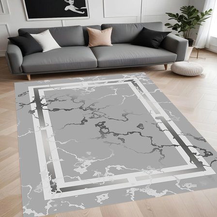 Rovigo Home Dijital Baskı Yıkanabilir Kaymaz Taban Salon Halısı Ve Yolluk RVG0922-FNL153
