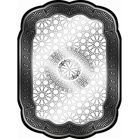 Rovigo Home Dijital Baskı Yıkanabilir Kaymaz Taban Salon Halısı Ve Yolluk RVG0933-FNL166