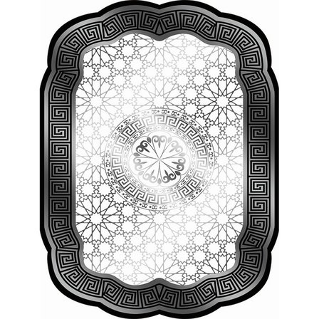 Rovigo Home Dijital Baskı Yıkanabilir Kaymaz Taban Salon Halısı Ve Yolluk RVG0933-FNL166