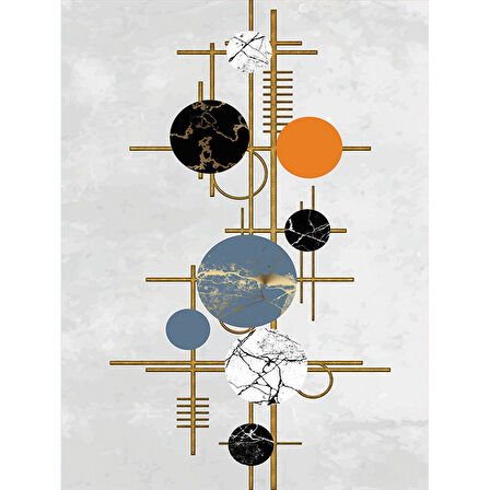 Rovigo Home Dijital Baskı Yıkanabilir Kaymaz Taban Salon Halısı Ve Yolluk RVG0947-FNL182