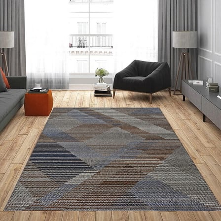 Rovigo Home Dijital Baskı Yıkanabilir Kaymaz Taban Salon Halısı Ve Yolluk RVG0955-FNL204