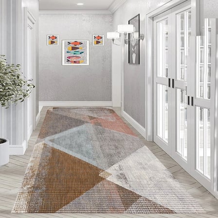 Rovigo Home Dijital Baskı Yıkanabilir Kaymaz Taban Salon Halısı Ve Yolluk RVG0956-FNL205