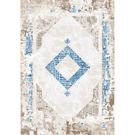 Rovigo Home Dijital Baskı Yıkanabilir Kaymaz Taban Salon Halısı Ve Yolluk RVG0964-FNL213