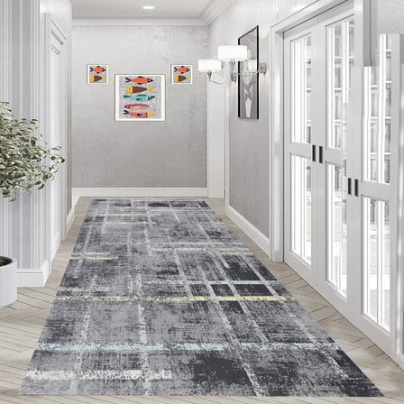 Rovigo Home Dijital Baskı Yıkanabilir Kaymaz Taban Salon Halısı Ve Yolluk RVG0980-FNL230