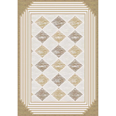 Rovigo Home Dijital Baskı Yıkanabilir Kaymaz Taban Salon Halısı Ve Yolluk RVG0988-FNL238