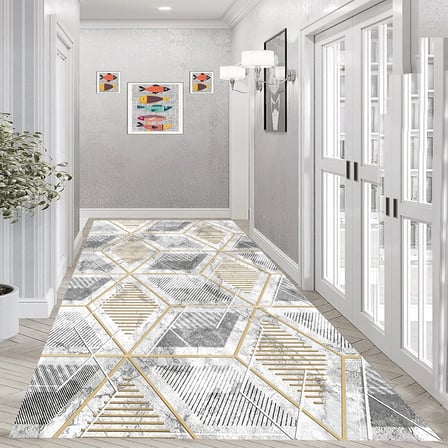 Rovigo Home Dijital Baskı Yıkanabilir Kaymaz Taban Salon Halısı Ve Yolluk RVG0989-FNL239