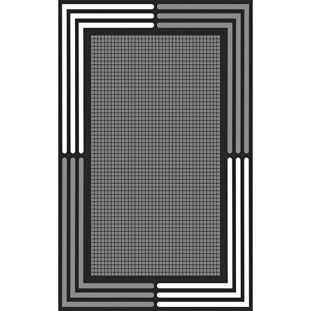 Rovigo Home Dijital Baskı Yıkanabilir Kaymaz Taban Salon Halısı Ve Yolluk RVG0990-FNL240