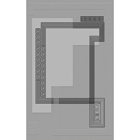 Rovigo Home Dijital Baskı Yıkanabilir Kaymaz Taban Salon Halısı Ve Yolluk RVG0991-FNL241