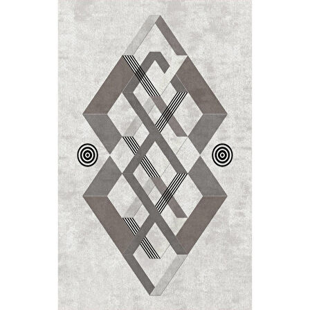 Rovigo Home Dijital Baskı Yıkanabilir Kaymaz Taban Salon Halısı Ve Yolluk RVG0995-FNL246