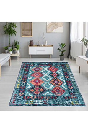 Dijital Baskı Yıkanabilir Kaymaz Taban Salon Halısı Ve Yolluk RVG1077