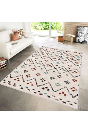 Dijital Baskı Yıkanabilir Kaymaz Taban Salon Halısı Ve Yolluk RVG1238