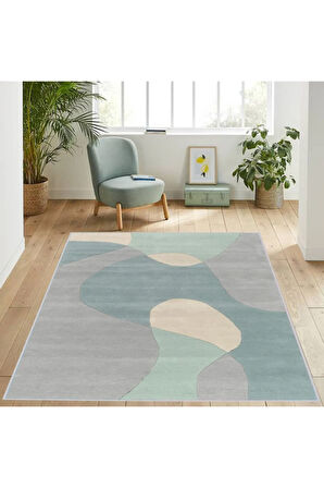 Dijital Baskı Yıkanabilir Kaymaz Taban Salon Halısı Ve Yolluk RVG1241