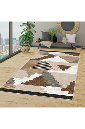 Dijital Baskı Yıkanabilir Kaymaz Taban Salon Halısı Ve Yolluk RVG1334-HT171