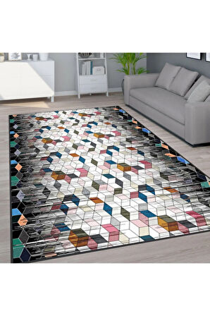 Dijital Baskı Yıkanabilir Kaymaz Taban Salon Halısı Ve Yolluk RVG1565-HT1406