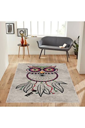 Dijital Baskı Yıkanabilir Kaymaz Taban Salon Halısı Ve Yolluk RVG1856-SM255