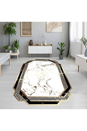 Dijital Baskı Yıkanabilir Kaymaz Taban Salon Halısı Ve Yolluk RVG1912-SM71