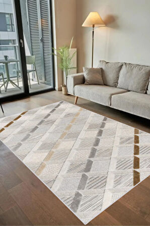 Dijital Baskı Yıkanabilir Kaymaz Taban Salon Halısı Ve Yolluk RVGHM0032