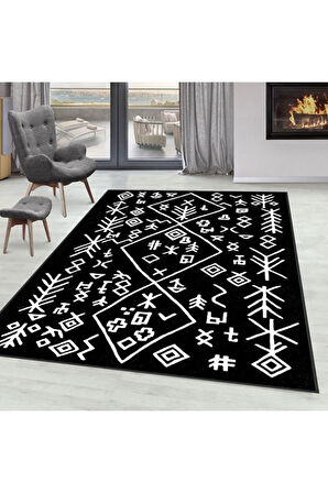 Dijital Baskı Yıkanabilir Kaymaz Taban Salon Halısı Ve Yolluk RVG0091-SD949