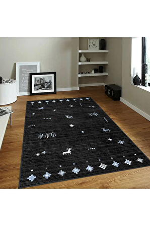 Dijital Baskı Yıkanabilir Kaymaz Taban Salon Halısı Ve Yolluk RVG0098-SD1057