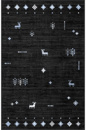 Dijital Baskı Yıkanabilir Kaymaz Taban Salon Halısı Ve Yolluk RVG0098-SD1057