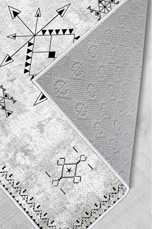 Dijital Baskı Yıkanabilir Kaymaz Taban Salon Halısı Ve Yolluk RVG0128-SD958