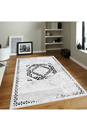 Dijital Baskı Yıkanabilir Kaymaz Taban Salon Halısı Ve Yolluk RVG0132-SD1055