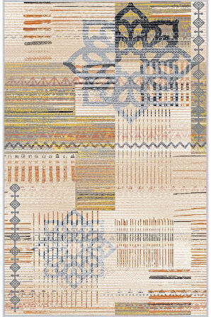 Dijital Baskı Yıkanabilir Kaymaz Taban Salon Halısı Ve Yolluk RVG0147-SM09