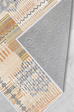 Dijital Baskı Yıkanabilir Kaymaz Taban Salon Halısı Ve Yolluk RVG0147-SM09