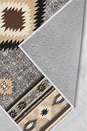 Dijital Baskı Yıkanabilir Kaymaz Taban Salon Halısı Ve Yolluk RVG0148-SM29