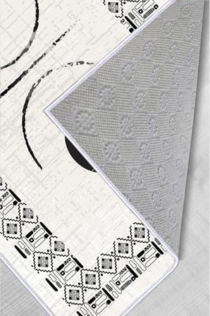 Dijital Baskı Yıkanabilir Kaymaz Taban Salon Halısı Ve Yolluk RVG0181-SD1067
