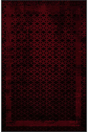Dijital Baskı Yıkanabilir Kaymaz Taban Salon Halısı Ve Yolluk RVG0185-SD832