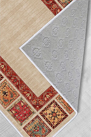 Dijital Baskı Yıkanabilir Kaymaz Taban Salon Halısı Ve Yolluk RVG0191-SD1184