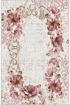 Dijital Baskı Yıkanabilir Kaymaz Taban Salon Halısı Ve Yolluk RVG0202-SD767